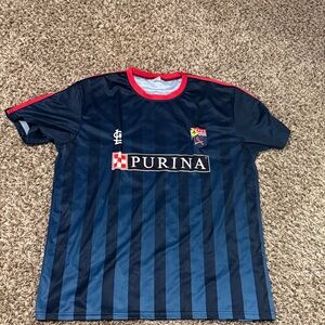Purina Soccer Jersey with Red Accents